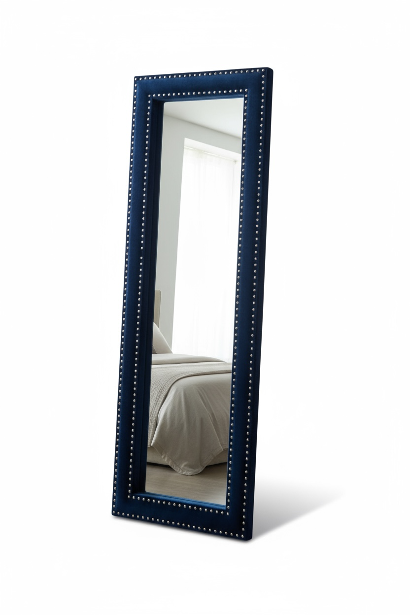 Blue Velvet Full Length Mirror